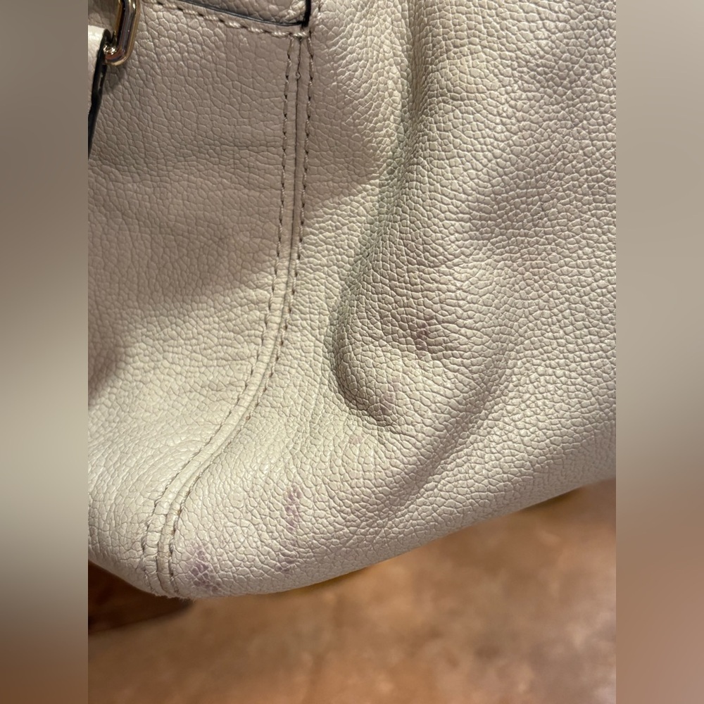 Michael Kors Women's Convertible Satchel, light cream - Picture 8 of 16